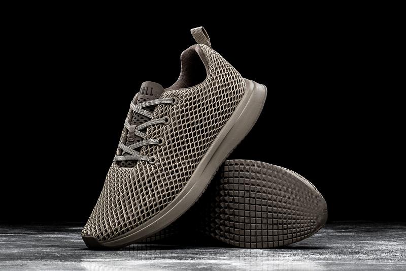 Nobull Clay Mesh Runner Men's Running Shoes Olive | USA Q1063M